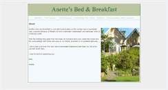 Desktop Screenshot of anettesbedandbreakfast.dk